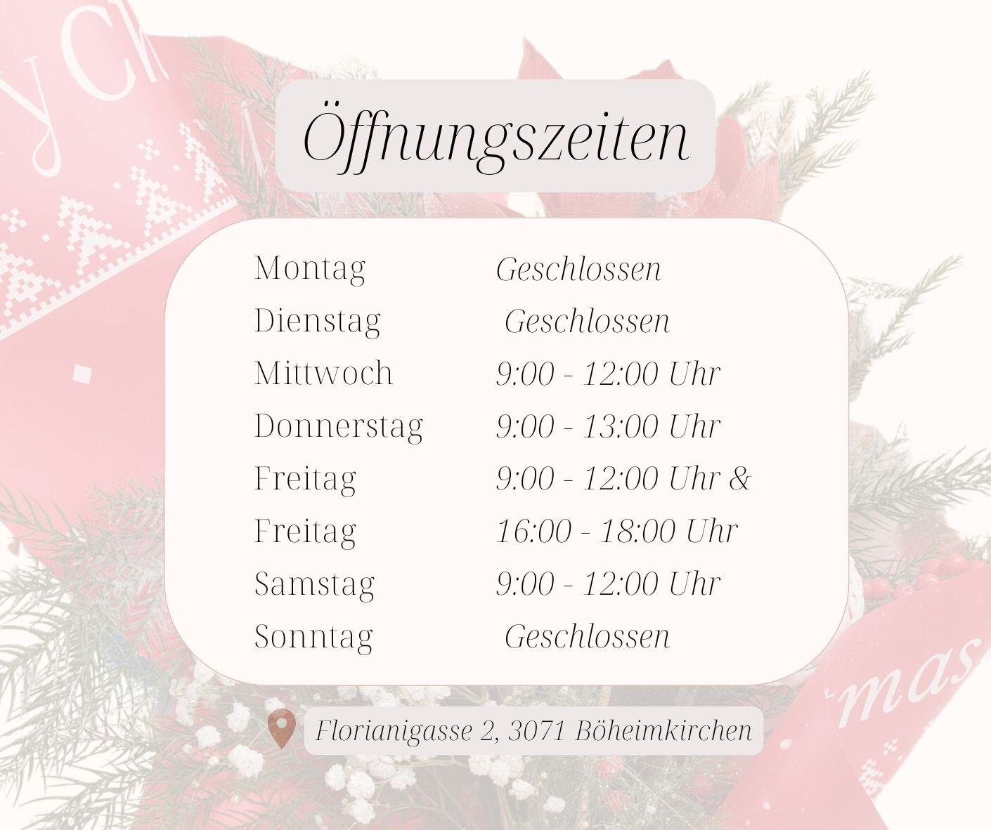 neue Öffnungszeiten